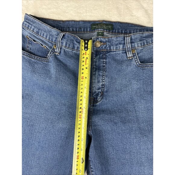 Lauren Ralph Lauren Blue Boot Cut Jeans - Picture 5 of 9